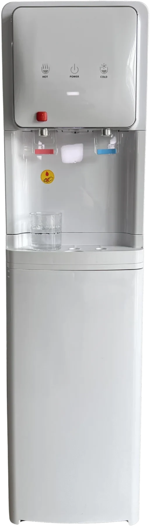Fuente de agua de pie con salida de agua fría y caliente